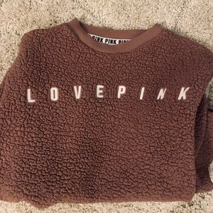 PINK fleece sweatshirt